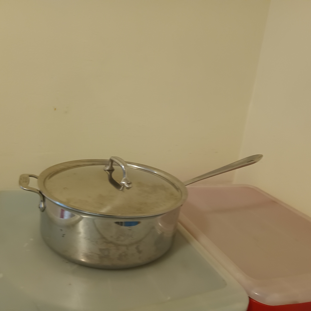Stainless Steel Cooking Pot with Lid